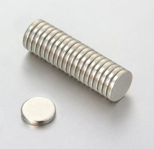100 Neodym-Supermagnete 6 x 1 mm von Oblique Unique