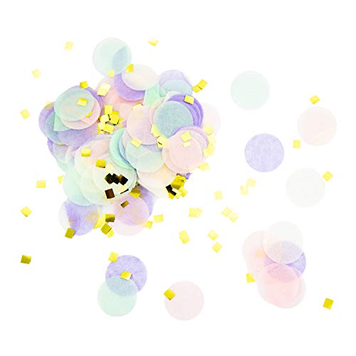 Oblique Unique Papier Konfetti Als Deko Für Geburtstag Party Goldene Hochzeit JGA Im Farbmix von Oblique Unique
