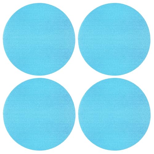 Oblique Unique Filzuntersetzer Rund 10 cm 4er Pack Hellblau - Getränke Untersetzer für Tisch Dekoration robust und hochwertig Oblique Unique Filzuntersetzer Rund 10 cm 4er Pack Hellblau - Getränke Untersetzer für Tisch Dekoration robust und hochwertig von Oblique Unique