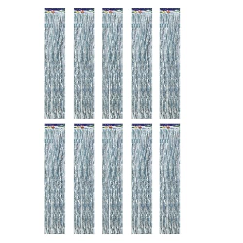 10 Stück Weihnachten Fransen Girlanden Schimmernde Lametta Trim für Urlaub Baum Tür Fenster Dekoration Stabile PET Materialien Nachhaltige PET Materialien Festival Trim 10 Stück Weihnachten Fransen Girlanden Schimmernde Lametta Trim für Urlaub Baum Tür Fenster Dekoration Stabile PET Materialien Nachhaltige PET Materialien Festival Trim von Obotsnoi