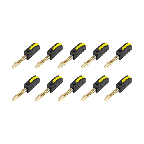 10pieces High Performances 32A 4mm Bananensteckeranschlüsse 4mm Bananenverbinder 32A Hochstrom Für Den Labortest Von Und Workshop Labortest von Obotsnoi