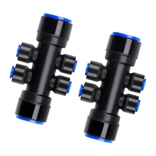 2/3/8 Stück 6-Wege-Splitterverbinder für Rohrleitungen, 6-Wege-Verteiler, 6-Wege-Verteiler von Obotsnoi