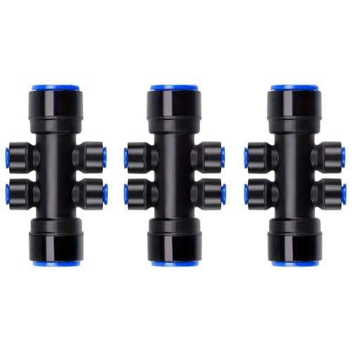 2/3/8 Stück 6-Wege-Wasserverteiler, Verteiler, Schlauch, Bewässerungsschlauch, Schnellverbinder, Gelenkadapter, Garten, Tropfen, wassersparende Bewässerung 2/3/8 Stück 6-Wege-Wasserverteiler, Verteiler, Schlauch, Bewässerungsschlauch, Schnellverbinder, Gelenkadapter, Garten, Tropfen, wassersparende Bewässerung von Obotsnoi