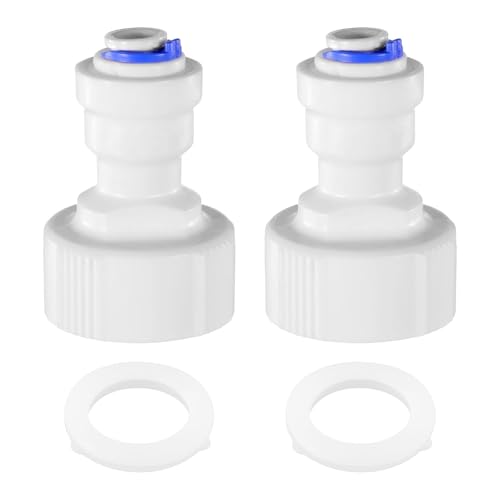 2 Stück Allgemeine Wasserfilterarmaturen Druckbeständiger Adapter für Kühlschrank Eisbereiter Starker Wasserverteilungsadapter von Obotsnoi