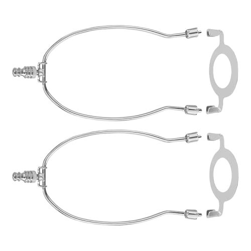 2 Stück Lampenschirm Harfenhalter Halterung Set Teil Licht Zubehör Hardware Textur für E26 Lichtsockel Schatten Harfen Halter 2 Stück Lampenschirm Harfenhalter Halterung Set Teil Licht Zubehör Hardware Textur für E26 Lichtsockel Schatten Harfen Halter von Obotsnoi