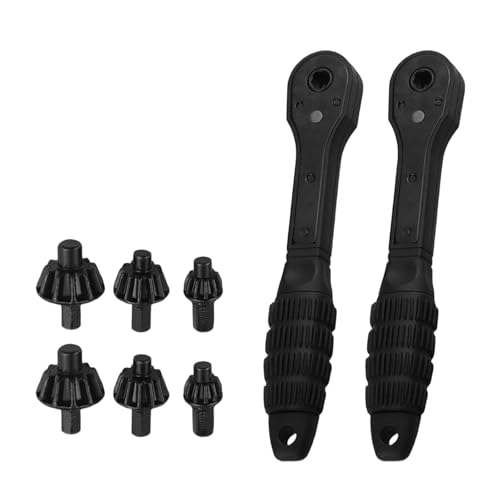2-in-1 Ratschen Bohrfutter Schraubenschlüssel General Dual Head Chucks Ersatzwerkzeug für elektrische Bohrmaschinen und Power Replacement Chuck Wrench Electric Clamping von Obotsnoi