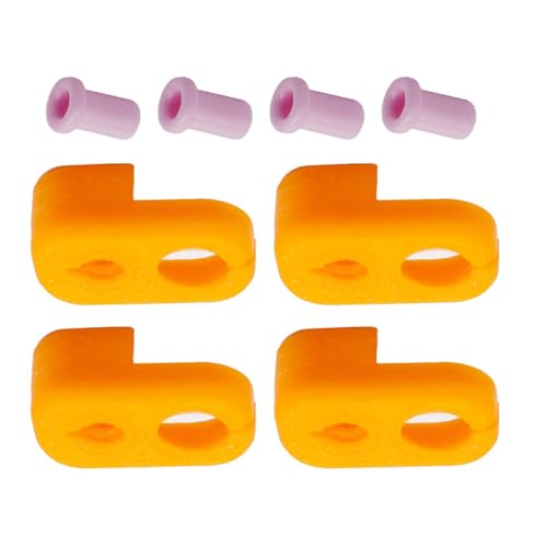 4 x Keramik-Zufuhr-Hals-Schutz, einfache Installation, Druckereinlass-Keramik-Adapterschutz für X1C P1P P1S Adapter von Obotsnoi