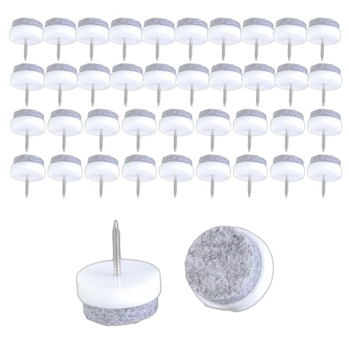 50 Stück praktische Filz-Möbel-Fußpolster Protektoren Zubehör für Parkett und Laminatboden Nägel in Designs 50 Stück praktische Filz-Möbel-Fußpolster Protektoren Zubehör für Parkett und Laminatboden Nägel in Designs von Obotsnoi
