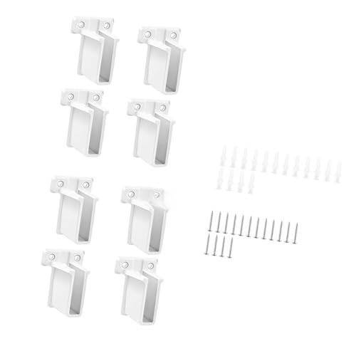 8/12 Stück Schrankstangenhalterungen, Drahtregal-Eckwinkel für Wandschrank, Zuhause, Schrank, Büro, Drahtregal, Eckwinkel 8/12 Stück Schrankstangenhalterungen, Drahtregal-Eckwinkel für Wandschrank, Zuhause, Schrank, Büro, Drahtregal, Eckwinkel von Obotsnoi