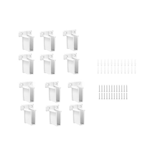 8/12 Stück Schrankstangenhalterungen, Drahtregal-Eckwinkel für Wandschrank, Zuhause, Schrank, Büro, Drahtregal, Eckwinkel 8/12 Stück Schrankstangenhalterungen, Drahtregal-Eckwinkel für Wandschrank, Zuhause, Schrank, Büro, Drahtregal, Eckwinkel von Obotsnoi
