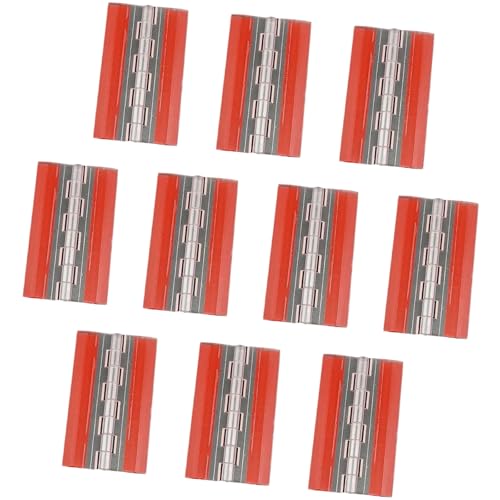Acryl-Scharniere mit starkem Klebstoff, flexibel, faltbar, klein, für Schränke und Möbel, unsichtbares Acryl, 10 Stück Acryl-Scharniere mit starkem Klebstoff, flexibel, faltbar, klein, für Schränke und Möbel, unsichtbares Acryl, 10 Stück von Obotsnoi
