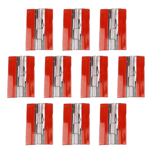 Acryl-Scharniere mit starkem Klebstoff, flexibel, faltbar, klein, für Schränke und Möbel, unsichtbares Acryl, 10 Stück Acryl-Scharniere mit starkem Klebstoff, flexibel, faltbar, klein, für Schränke und Möbel, unsichtbares Acryl, 10 Stück von Obotsnoi