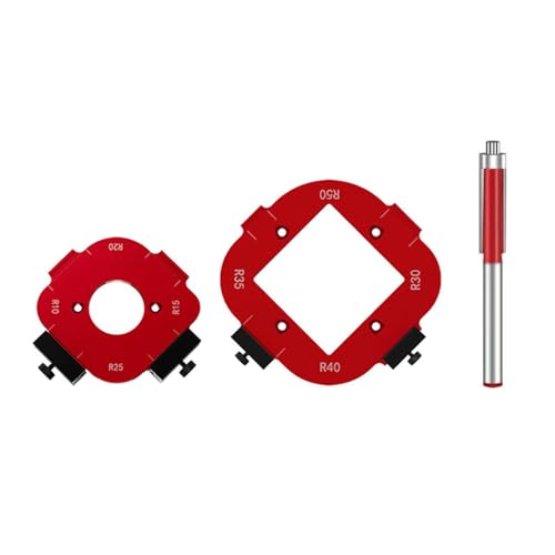 Aluminium-Eckvorrichtungen, R10-R50, präzise Holzbearbeitung, Eckschablonen, einfach zu verwendende Fräserschablonen für Holzbearbeitung von Obotsnoi