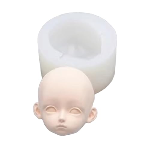 Baby Menschliches Gesicht Tonform Keramikputz Silikonhand Handschreiber Kerze Harz Werkzeugform Fondant Gesichtsgesicht von Obotsnoi
