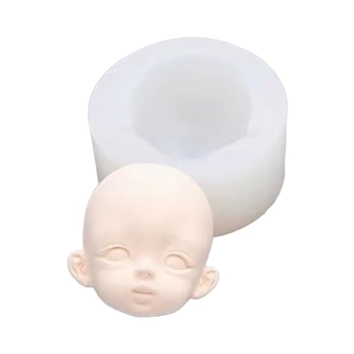 Baby Menschliches Gesicht Tonform Keramikputz Silikonhand Handschreiber Kerze Harz Werkzeugform Fondant Gesichtsgesicht von Obotsnoi
