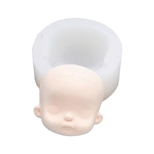 Baby Menschliches Gesicht Tonform Keramikputz Silikonhand Handschreiber Kerze Harz Werkzeugform Fondant Gesichtsgesicht von Obotsnoi
