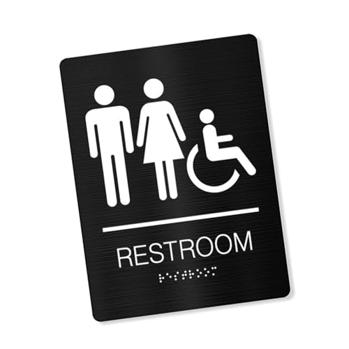 Badezimmer-Wandaufkleber, Motiv: Frau und Mann, Toilettenschild, WCs, Zuhause, Hotel, Waschraum, Türschilder, Kunstaufkleber für Toiletten, Restaurant, Unisex, Toiletten von Obotsnoi