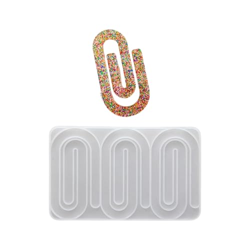 Büroklammer-Silikonformen, temperaturbeständig, Harz-Lesezeichen zum Basteln von Büroklammern, Harzen, Schmuckzubehör, Herz-Büroklammer-Silikonformen Büroklammer-Silikonformen, temperaturbeständig, Harz-Lesezeichen zum Basteln von Büroklammern, Harzen, Schmuckzubehör, Herz-Büroklammer-Silikonformen von Obotsnoi