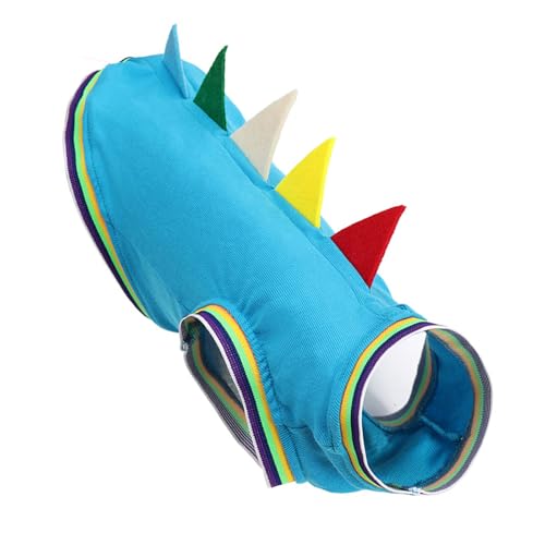 Dackel-Dinosaurier-Kostüm, Weste, 2-Bein-Design, einfach zu tragen, Haustier-Cosplay-Outfit für Halloween-Partys und Versammlungen, Dackel-Dinosaurier-Weste von Obotsnoi