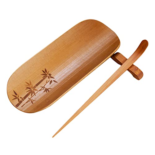 Elegantes Teeschaber-Gestell-Set für Zuhause, Haus, Geschäft, Restaurant, natürliche Werkzeuge, Teelöffel-Set für Tee von Obotsnoi