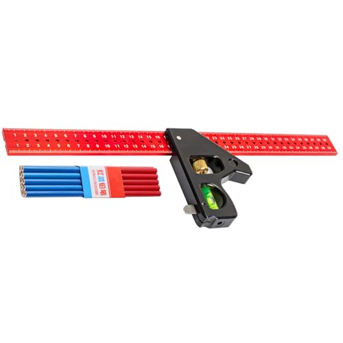 Essentielles Holzbearbeitungswerkzeugset Mit 300/400 Mm Verstellbarer Mit Doppelter Seitenmetrikskala Und Stufen Blasen Professionelles Holzbearbeitungswerkzeug von Obotsnoi