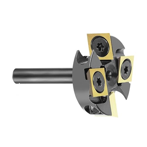 Hocheffizienzlegierungen Die Router Bit 1/4 "Shank 4 Flötendesign Spoilboard Abflachungswerkzeug Für Holzverarbeitung Hocheffizienter Plattenmahlen von Obotsnoi
