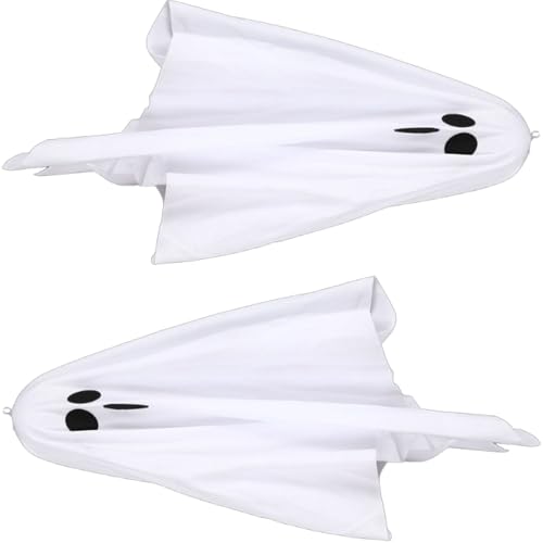 LED-Dekorationen, wetterfest, PVC, zum Aufhängen für Innen- und Außenbereich, Halloween-Nacht-Displays, Halloween, Tür, Veranda, Dekoration, 2 Stück von Obotsnoi