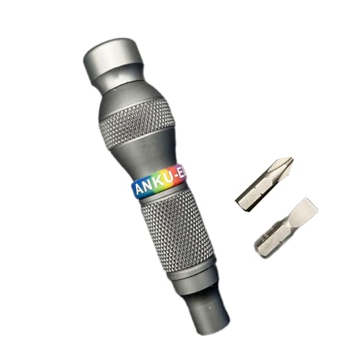 Leichter Aluminiumschraubendrehergriff Mit Autoverriegelungsmechanismus Und Kohlenstoffstahlbits Die Zum Sicheren Befestigungsschraubendreher Für Professionelles Werkzeug Geeignet Sind von Obotsnoi