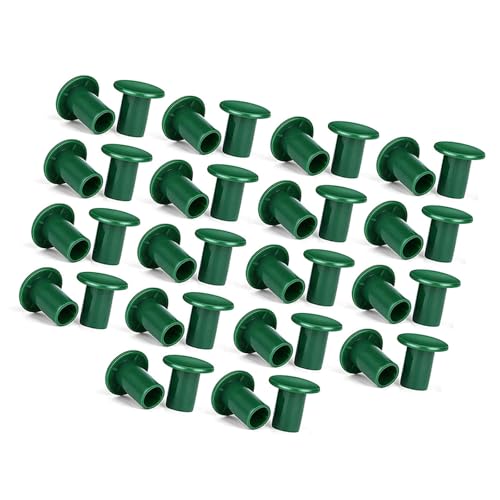 Obotsnoi 36 flexible PVC-Gartenrohrkappen zum Schutz vor Verletzungen und Pflanzpilzkappen von Obotsnoi