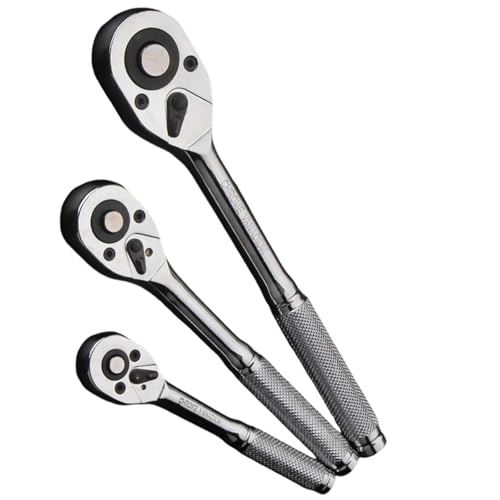 Obotsnoi 3pcs 3/8 1/4 1/2 Zoll Antriebsantriebsschlüssel Reversible Quick Releases Für Home Improvement Auto Reparatur Schnellrelease Sockelschlüssel Obotsnoi 3pcs 3/8 1/4 1/2 Zoll Antriebsantriebsschlüssel Reversible Quick Releases Für Home Improvement Auto Reparatur Schnellrelease Sockelschlüssel von Obotsnoi