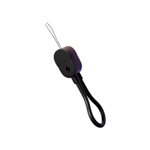 Obotsnoi Kurztyp C Zum Typ C Kabel PD60W Schnelles Ladedrahtschlüsselketten Design Für Telefon 15/16 S24 Note 20 Telefon 16.50 Cm/6 5 Zoll Schlüsselkabel Ladekabel von Obotsnoi