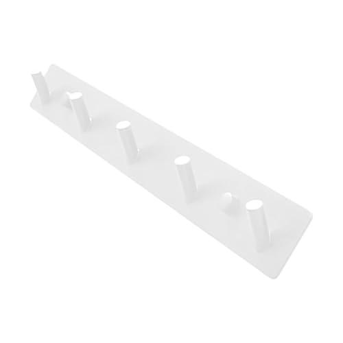 Obotsnoi Platzsparende Designs Kleiderhaken zur Wandmontage, ideal für Schlafzimmer und Badezimmer, mit verschiedenen Haken, lässiger Gebrauch ohne Bohren Garderobenleiste von Obotsnoi