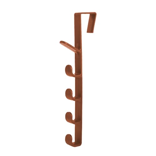 Obotsnoi Platzsparende Wandgarderobe mit starkem Klebstoff, multifunktionaler 6-Segment-Haken für Heimorganisation, abnehmbarer Haken von Obotsnoi