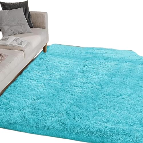 Obotsnoi Soft Fluffys Fuzzys Teppich in Herzform, rutschfest, luxuriös, flauschig, für Kinder, Spielzimmer, Wohnzimmer, rutschfeste Teppiche von Obotsnoi