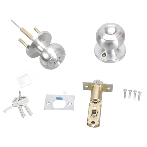 Obotsnoi Stilvolle Innentürknäufe, quadratische Rosetten, Sichtschutzschlösser, Küstenstil, Edelstahl-Materialien für Schlafzimmer oder Bad, moderne Türbeschläge Obotsnoi Stilvolle Innentürknäufe, quadratische Rosetten, Sichtschutzschlösser, Küstenstil, Edelstahl-Materialien für Schlafzimmer oder Bad, moderne Türbeschläge von Obotsnoi