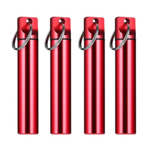 Obotsnoi Tragbarer Zahnstocherbehälter aus Aluminiumlegierung, Metall, versiegelter Behälter, Spender für Reisen, Zuhause, Küche, Aufbewahrung, moderner und medizinischer Halter von Obotsnoi