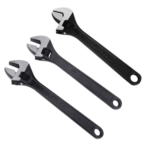 Obotsnoi Verstellbarer Schraubenschlüssel Badezimmer Ratschenschlüssel Elektriker Haushaltsmechanik Holzbearbeitungsschlüssel 8/10/12inch Einstellbarer Spanner von Obotsnoi