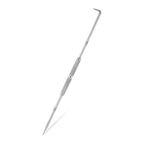 Professionelle Anreißnadel mit gebogener Spitze, Edelstahl, Doppelpunkt-Werkzeug zum Schweißen von Glas, Keramik, Präzisionsmarkierstift, Schweißwerkzeug von Obotsnoi