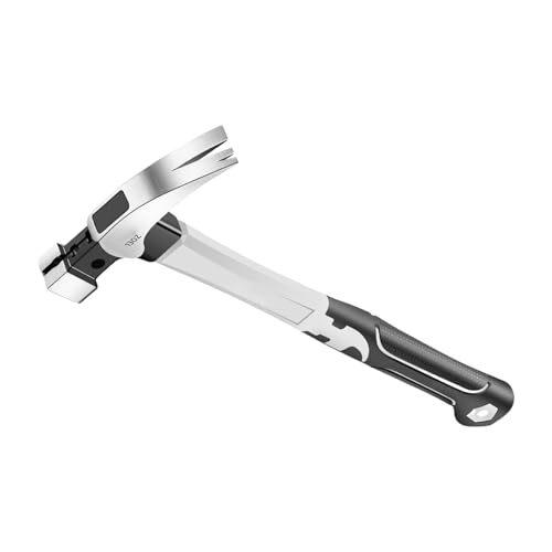 Professioneller Klauenhammer, Stahl, rutschfester Griff und Nägel, für Tischlerei, Holzbearbeitungsprojekte, ergonomisch, Anti-Ermüdungs-Klauenhammer Professioneller Klauenhammer, Stahl, rutschfester Griff und Nägel, für Tischlerei, Holzbearbeitungsprojekte, ergonomisch, Anti-Ermüdungs-Klauenhammer von Obotsnoi