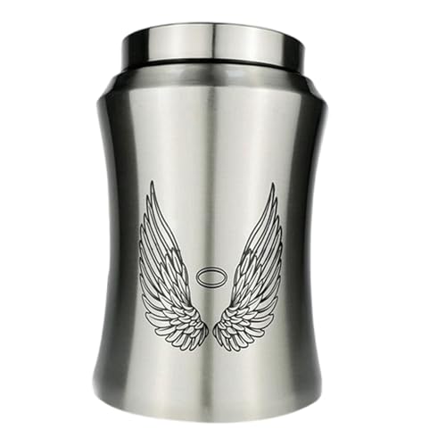 Safe Sealing Pet Ashes Container Stainless Steel Polizing Pet Memorials Urne For Various Size Outdoor Safe Cremation Urne von Obotsnoi