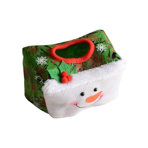Saisonale Tisch-Accessoires, Vlies-Tücherabdeckungen, platzsparend, Urlaubsdekoration für Familientreffen, Weihnachten, Taschentuchbox-Abdeckung, Vlies von Obotsnoi