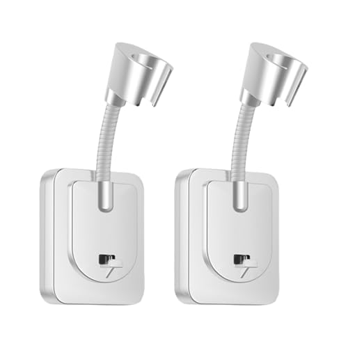 Set mit 2 abnehmbaren Mehrzweck-Duschhaltern, einfach zu installieren für Verbesserungen im Hotel-Badezimmer, abnehmbar Set mit 2 abnehmbaren Mehrzweck-Duschhaltern, einfach zu installieren für Verbesserungen im Hotel-Badezimmer, abnehmbar von Obotsnoi