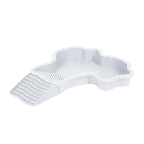 Turtles Habitat Schüssel mit ergonomischen Stufen, 4,3 cm Tiefe, für den Innen- und Außenbereich, Schildkrötenbadbad, mit abnehmbarer Leiter Turtles Habitat Schüssel mit ergonomischen Stufen, 4,3 cm Tiefe, für den Innen- und Außenbereich, Schildkrötenbadbad, mit abnehmbarer Leiter von Obotsnoi