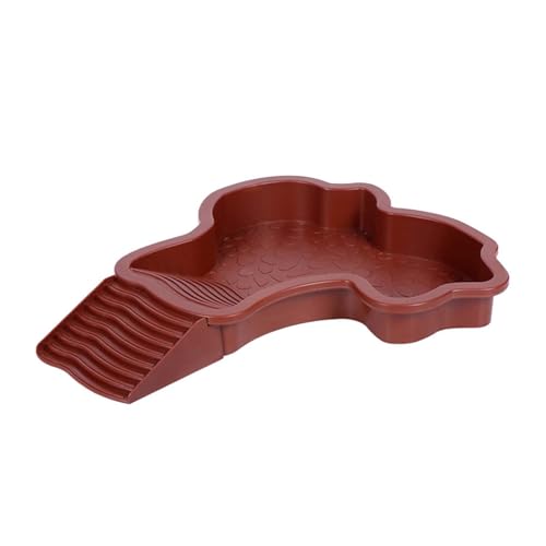 Turtles Habitat Schüssel mit ergonomischen Stufen, 4,3 cm Tiefe, für den Innen- und Außenbereich, Schildkrötenbadbad, mit abnehmbarer Leiter Turtles Habitat Schüssel mit ergonomischen Stufen, 4,3 cm Tiefe, für den Innen- und Außenbereich, Schildkrötenbadbad, mit abnehmbarer Leiter von Obotsnoi