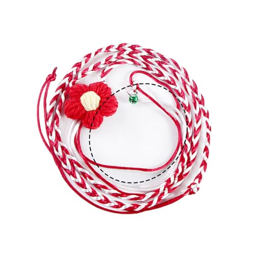 Verstellbares Hamster-Leinengeschirr mit Blumen-Design, Spazierseil für kleine Tiere, lustige Unterhaltung, einfach zu tragen von Obotsnoi
