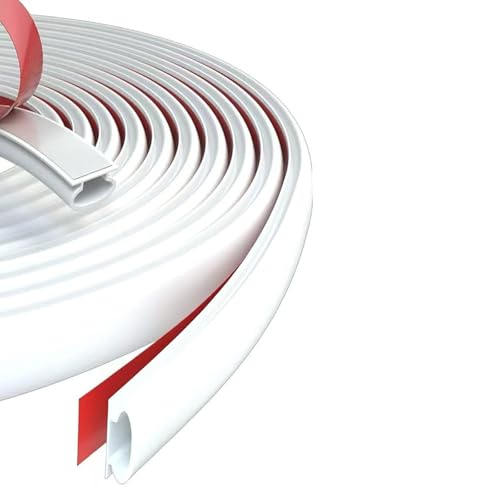 Viertelrunde Form, flexible Gummireiste mit selbstklebender Eckleiste für Wandkanten, Ecken und Treppenschränke, einfache Installation von Obotsnoi