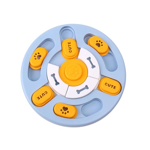 Wassernapf für Hunde mit rutschfester Unterseite, langsames Trinken, für Zuhause oder draußen, interaktives Katzenfutter, Labyrinth-Spielzeug von Obotsnoi