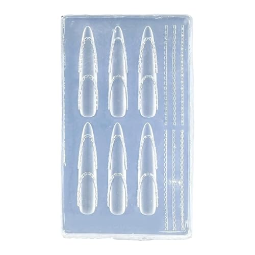 Weiche Silikon-Bastelformen für Nagelkunst mit zarten Blumenmustern und dekorativen Schleifen-Formvorlagen, Silikonform für Nagelanhänger Weiche Silikon-Bastelformen für Nagelkunst mit zarten Blumenmustern und dekorativen Schleifen-Formvorlagen, Silikonform für Nagelanhänger von Obotsnoi