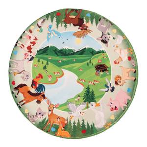 home24 Kinderteppich My Juno Mountains Ø 80cm Multicolor von home24