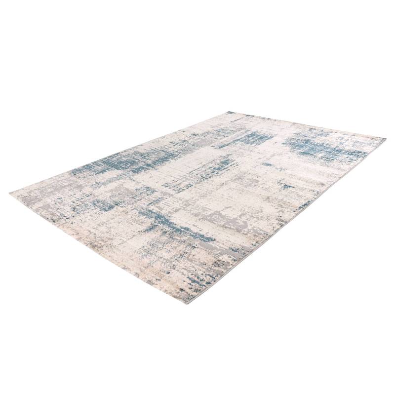 home24 Kurzflorteppich My Salsa I Multicolor/Blau 80 x 150cm Webstoff von home24